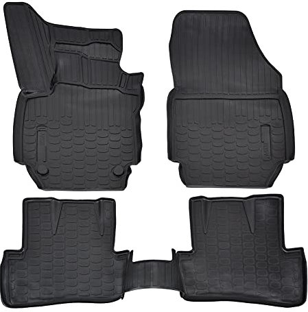 Norm Liners | 3D Gummimatten Auto Matten Fussmatten Kompatibel mit Captur 2013-2019, Rand cca 4cm, Allwetter, 4Tlg, Premium Qualität