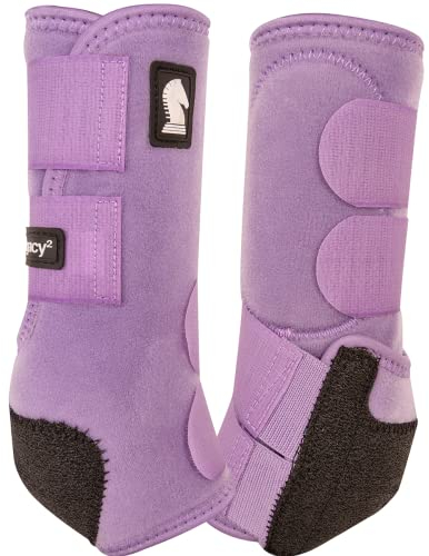 Classic Equine Legacy2 Hinterstützstiefel, Lavendel, Größe M