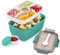 MUJUZE Lunchbox für Erwachsene, 2-stufige Brotdose mit unterteilung fächern,Salatbox to go Nachhaltig Auslaufsiche, BPA frei Bento Box mit Besteck Brotzeitbox für Arbeit/Picknick