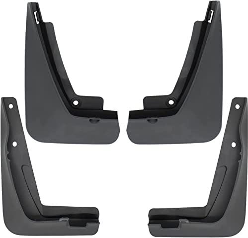 4 Stück Auto Schmutzfänger Ersatz für BMW 3 Series E46 1997-2006, Vorne und Hinten Auto-Kotflügel Spritzschutz mit Schraube Vollschutz Karosserie-Anbauteile