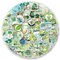 100Pcs Umweltschutz Aufkleber, Grüne Natur Earth Day Aufkleber für Wasserflaschen, Laptops, Gepäck, Autos, Gitarre, Vinyl Wasserdichte Aufkleber für Kinder Erwachsene