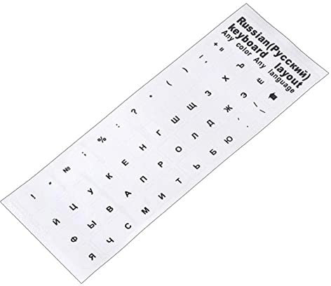 Clear Russian Keyboard Sticker Layout For Notebook Computer Keyboard Laptop Key Protection Dust Accessories Stick