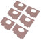 Hztyyier 6 Uds Filtros de Aire Motosierra Filtro de Aire Limpiador de Algodón para Stihl 018 MS180 017 MS170 MS180C MS 180 170 Reemplazo de Motosierra