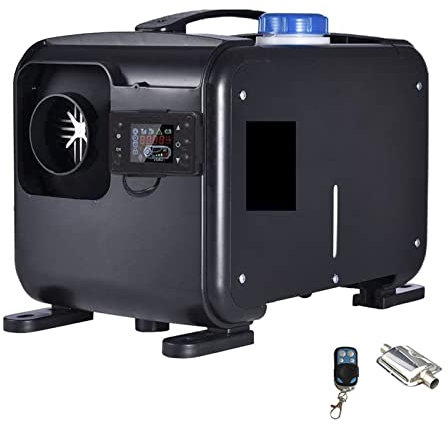 PROPFE 8 kW Dieselheizung, 12 V, All-in-1-Standheizung mit LCD-Monitor und Fernbedienung, tragbares Auto-Luft-Diesel-Standheizungsset für Zelt, Auto, Wohnmobil