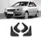 4 Stück Auto Kotflügel Schmutzfänger Spritzschutz Fender Schutzbleche Schlamm Klappen Kotflügelschoner Karosserie-Anbauteile für VW Polo MK4 MK5 MK6 2004-2023,2004-2010