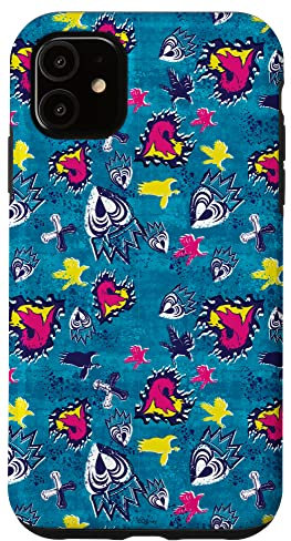 iPhone 11 Disney Descendants VK Icon Prints Teal Blue Case