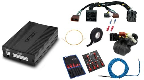 OPTION DSP-6 Verstärker kompatibel mit Opel Corsa F - Plug & Play Soundupgrade 6-Kanal DSP-Verstärker inkl. Kabelsatz