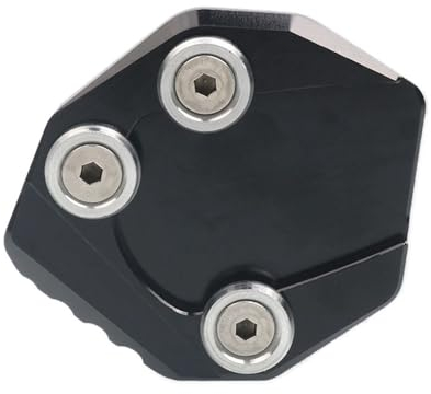 SeitenstäNder Verbreiterung Fit -Verwendung for Suzuki GSX-R125 GSX-R150 GSXS125 GSXS150 GSXR GSXS 125 150 CNC Foot Side Stand Extension Pad Stützplatte Vergrößerung Motorrad SeitenstäNder Unterlage (