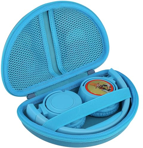 co2CREA Hart Tragbare Schutzhülle Etui Tasche für All-In-One Audioplayer Starterset Drix Blau Cookie Crew Audiochip Reisekopfhörer,Nur Tasche