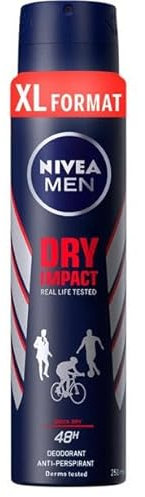 Nivea Deospray Men - Dry Impact - 6er Pack (6x 250ml)