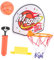 WOONEKY 1 Satz Hängender Basketballrand Wandmontierter Basketball Basketballkorb Drinnen Outdoor-spielset Für Kinder Outdoor-spielspielzeug Für Kinder Outdoor-Spielzeug Für Kinder Plastik