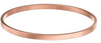 Purelei® Lightness Armreif (Gold, Silber, Rosegold) - Wasserfester, Eleganter und Schlichter Edelstahl-Armreif für Damen - Geschenk für Frauen in Verschiedenen Größen (Rosegold, L)