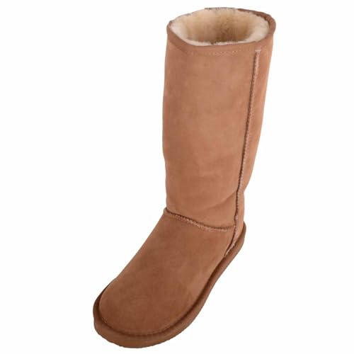 SNUGRUGS Womens Genuine Double Faced Long Sheepskin Outdoor Boot