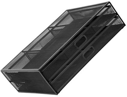 NIHENHAO Support pour écrans d'ordinateur avec tiroirs en métal pour écrans de bureau - Fournitures de bureau pour imprimante d'ordinateur portable
