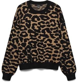 VERO MODA Female Strickpullover VMSILJEANIMAL Strickpullover | Knitted Pullover