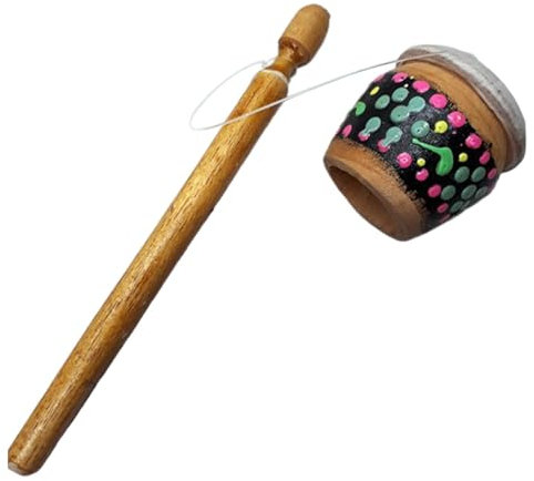 Palillos de batería de madera, palillos de batería de madera para,Mazo de percusión Frog Caller | Mazo de tambor, de tambor, palos de percusión baja, accesorio de banda de instrumento