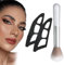 Eyetour Lidschatten Tool, 2 Stück Lidschatten Applikator Mit Bürste, Eyetour Lidschatten Guide, Lidschatten Eyeliner Schablone Für Augen, Eyetour Eyeshadow Makeup Tool, Quick Eyeshadow Stencils
