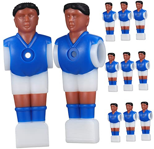 EXAOMBLE 11 Stück Marionette Zahlen Party Tischfußballfiguren Kicker Männer Ersatz Mini Tischfußballspieler Zubehör Tischfussball Kicker-Athleten-Puppen Puppenfußball Harz