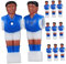 EXAOMBLE 11 Stück Marionette Zahlen Party Tischfußballfiguren Kicker Männer Ersatz Mini Tischfußballspieler Zubehör Tischfussball Kicker-Athleten-Puppen Puppenfußball Harz
