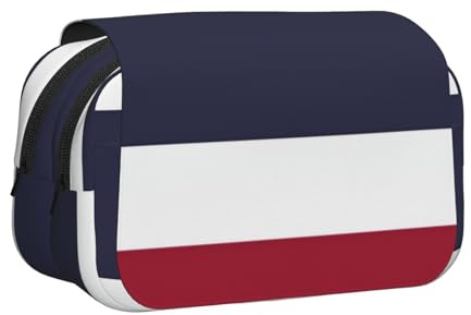 HMBGFW Federmäppchen mit thailändischer Flagge, großes Fassungsvermögen, großes Fassungsvermögen, große Aufbewahrung, große Kapazität, Tasche