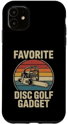 Custodia per iPhone 11 Gadget da golf a disco preferito divertente disco da golf