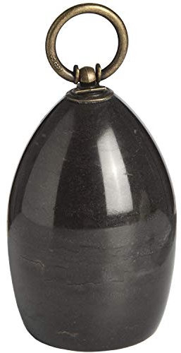 Hill 1975 Black Marble Door Stop, Mixed, 9 x 9 x 19cm