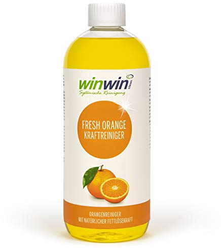 winwinCLEAN® fresh Orange Orangenreiniger I Kraftvolles Orangenölreiniger-Konzentrat I Ökologisch, Hochergiebig mit Frischeduft | 1000ML I [65% Reine Orangenterpene]