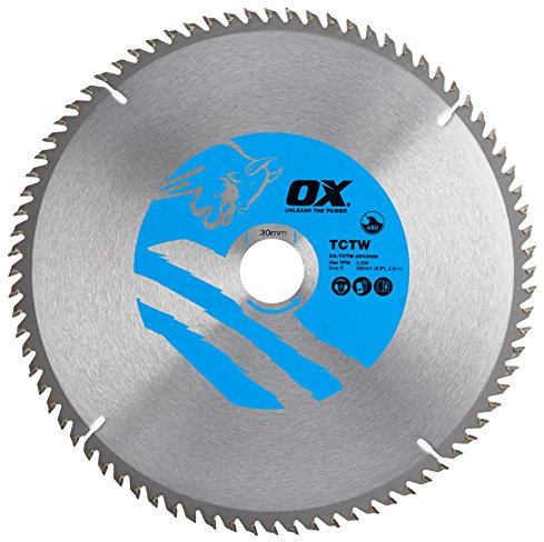 OX Wood Cutting Circular Saw Blade 250/30mm, 80 Teeth ATB