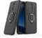 Compatibile con Mate 20 Lite Cover, Custodia Armor Anello Cavalletto (Funziona con Il Supporto Magnetico per Auto) Case Paraurti per Huawei Mate 20 Lite (Nero)