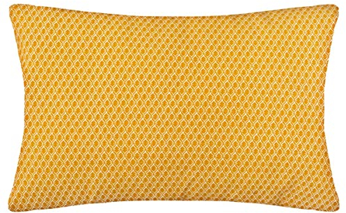 Atmosphera - Kissen - Otto-Motiv - Baumwolle - ockergelb - 30x50 cm - Gelb