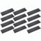 Novaliv 12x Schieferplatten I rechteckig I 30x10x0,4 cm I Sushi Deko Servierplatten lang Schieferplatten Untersetzer Tischplatz