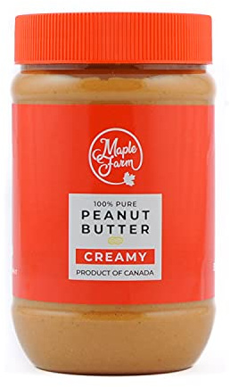 MapleFarm - 100% Reine Cremige Erdnussbutter 1 x 500g - Natürliche Protein- und Creme - Creamy peanut butter