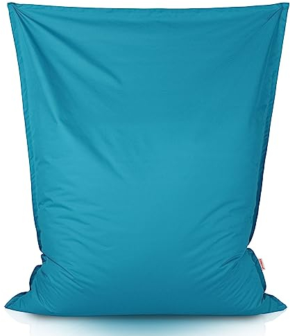 Italpouf Sitzsack XXL Riesensitzsack, Sitzkissen, Indoor & Outdoor, Sitzsack Sessel für Erwachsene, EPS Perlen Füllung, Abnehmbarer Bezug, Waschmaschinenreinigung, Wasserdicht, Blau