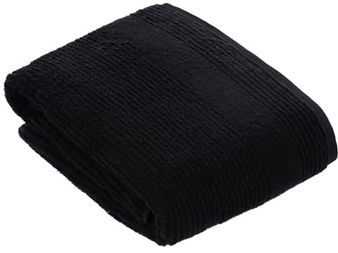 Vossen Tomorrow Badetuch 100 x 150 cm schwarz