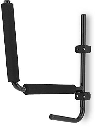 lyrlody Kajakständer, 1 Paar Wandgarderobe für Kanu, strapazierfähig, langlebig, Wandhalterung, Kajak-Kleiderbügel, Kanu-Träger, Aufbewahrungshalter mit Montagezubehör, Tragkraft 70 kg