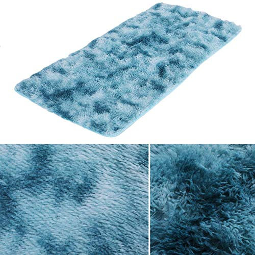 SDFCZ Grey Carpet Tie Dyeing Plush Soft Carpets For Living Room Bedroom Anti-slip Floor Mats Bedroom Water Absorption Carpet Rugs Home