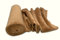 Minkee Strickstoff glattes Muster 50x160 cm (Toffee)
