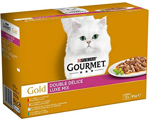 PETCARE Gourmet Gold - Gold Double Délice 1020G - (Lot De 3)