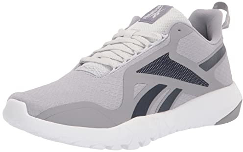 Reebok Herren Flexagon Force 3.0 Wide Trainer, Cold Grey/Vector Navy, 44.5 EU
