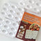Aoipend Kibbeh Rolls Maker Form Fleischbällchen Form Prozessor Manuelle Hackbraten Maker Presse Werkzeug DIY Upgrade 9 Gitter 7 cm große Größe hausgemachte Fleischmaschine Küchenzubehör