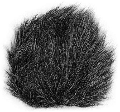 Andoer Microphone In-Camera Furry Microphone for Windscreen Windscreen Cover Muff Compatible with VideoMicro/Boya MM1 Microphones