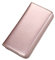 EBSBAG Portefeuille Long en Cuir véritable for Femmes Portefeuille for Hommes Mode Zipper Card Holder Portefeuille Long for Hommes (Color : Rose Gold)