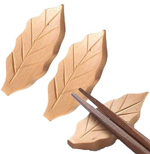 3 Pezzi di Legno di Riposo, a Forma di Foglia a Forma di Legno Cucciolo di Forcella Forcella per Tavolo Tavolo