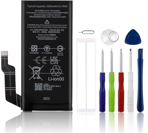 SwarKing Ersatz Akku Kompatibel mit Google Pixel 6A GLU7G with Toolkit