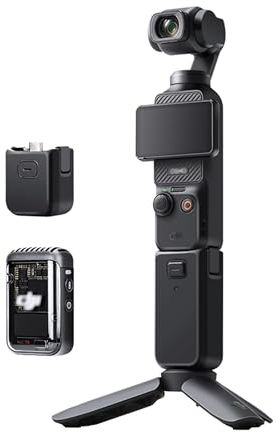 JJC Adhesivo para cámara DJI Osmo Pocket 3 Gimbal Camera - Película protectora 3M antiarañazos (negro)