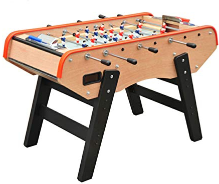 NOALED Profi-Kickertisch, Tischkicker aus Stahl, mit rutschfesten Griffen, höhenverstellbaren Füßen, für Kinder und Erwachsene, 140 x 78 x 94 cm