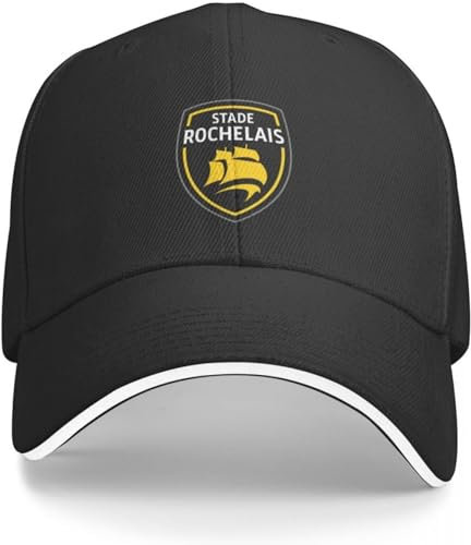 Casquette de Baseball Hip hop Chapeau de Soleil Stade Rochelais Rugby Logo Seau Chapeau Noir Casquette Snapback Nouveau Chapeau Casquettes pour Hommes Femmes