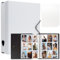 A4 Fotoalbum für Instax Mini 11 12 9 8+ 8 7+ LiPlay Film, Fotokartenbinder für Polaroid SnapTouch PIC-300 Z2300 Fotodrucker, 2x3 Fotobuch für Kpop Card (Weiß)
