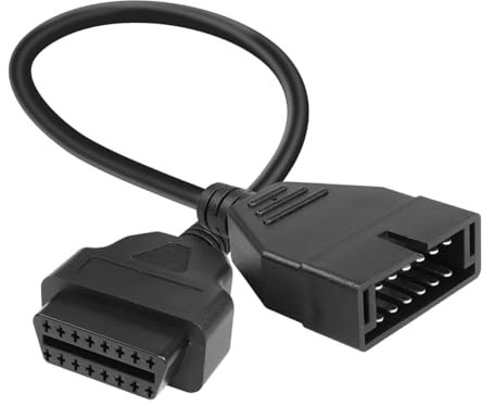 Ieron GM 12-Pin auf OBD1 auf OBD2 16-Pin Stecker OBD1 Adapter Diagnosekabel Auto Universal Umwandlung Anschlusskabel