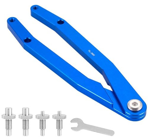 Aluminum Alloy Pin Spanner Wrench Set - Double-Headed Bike Wrench Tool, Motorcycle Shock Absorber Oil Seal Seat | Shock Absorber Removal Spanner for BicycleRepair and Maintenance, Easy Use Bike Tools
